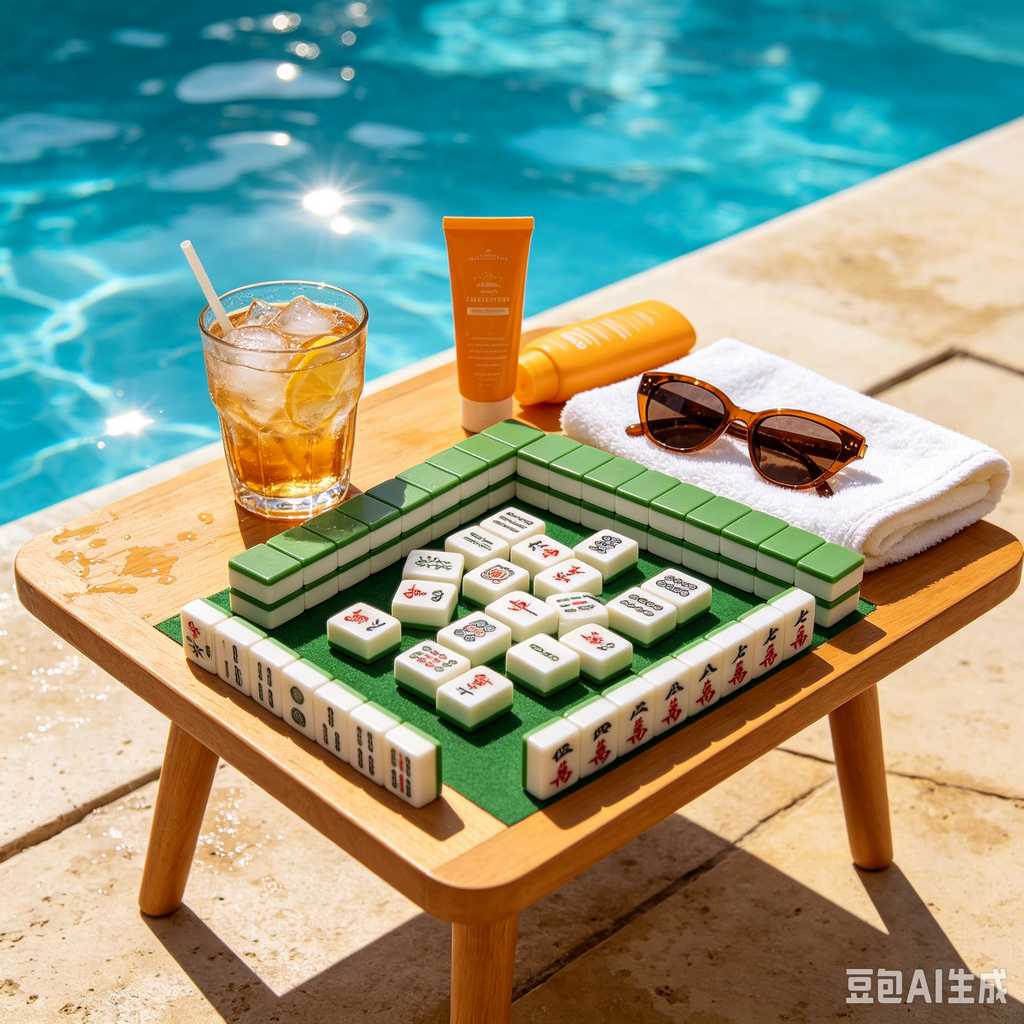 wear resistant print mahjong set